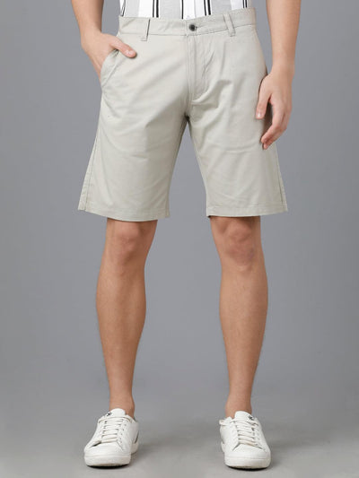 Grey polo shorts