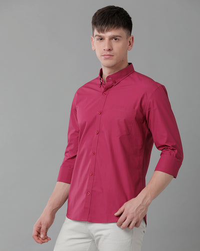 pink formal shirt