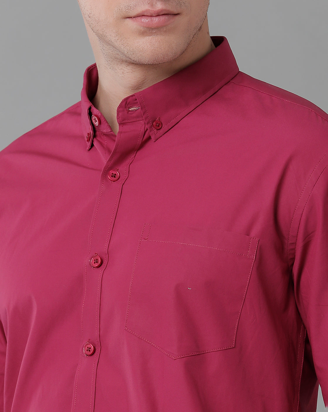 pink formal shirt