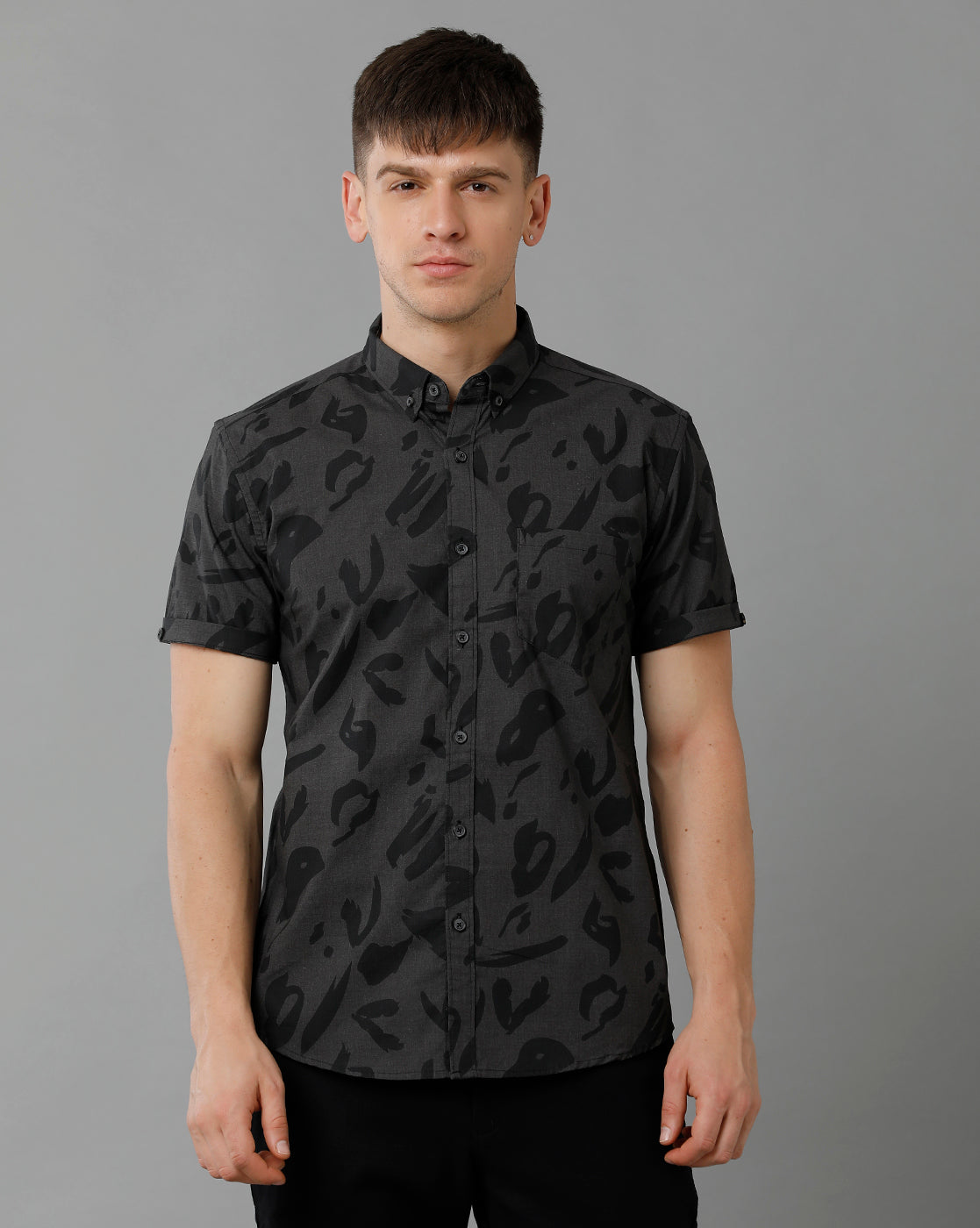 Custom printed button down shirts