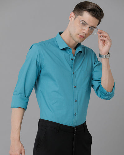 Aqua Blue Shirt