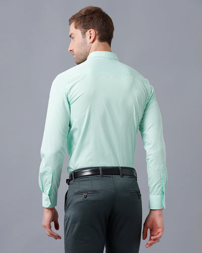 Green formal shirt