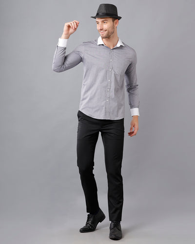 Grey shirt casual