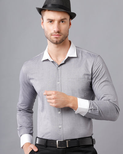 Grey shirt casual