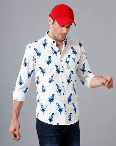Bird print shirt