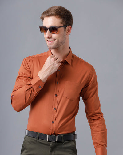 Brown formal shirt