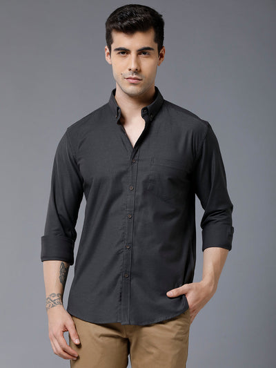 dark grey colour shirt