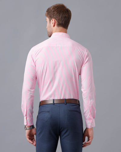 Pink pinstripe shirt