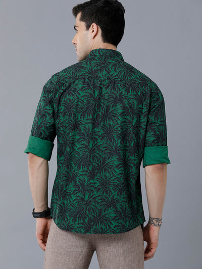 Tropical print shirt