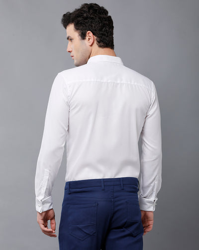 Plain white formal shirt