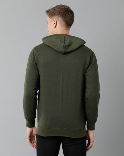 Hooded olive green sweatshirt mens