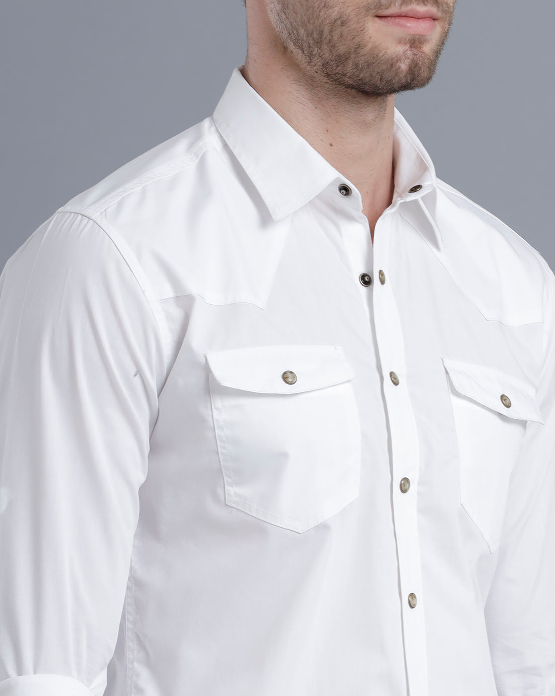 Slim fit white shirt
