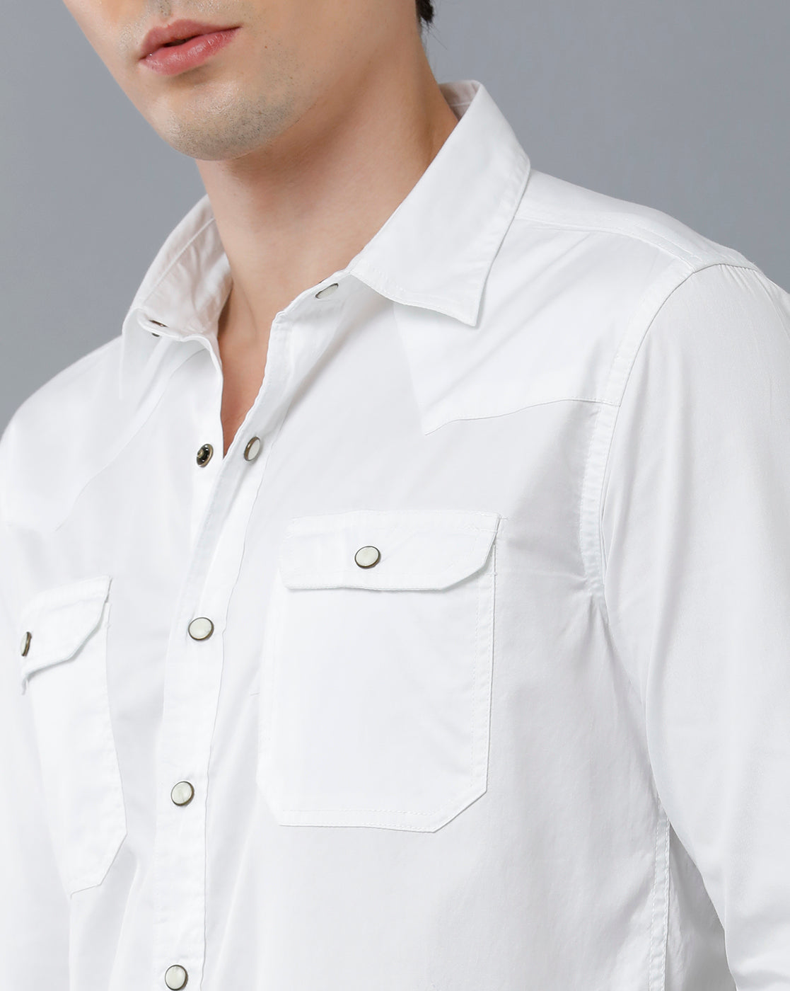 Slim fit casual shirts